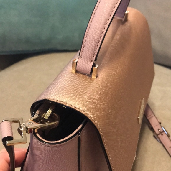 KATE SPADE ♠️ ROSE GOLD CROSSBODY SATCHEL - Picture 5 of 8